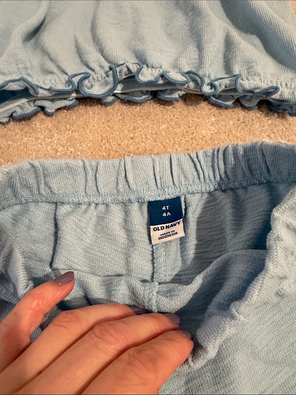 Old Navy Ruffle Trim Matching Set - Picture 2 of 8